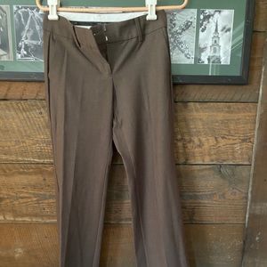 Brown bootcut dress pants